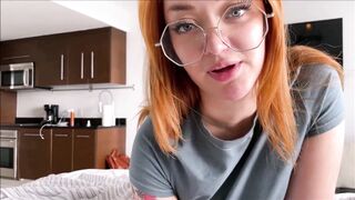 Redhead Step Sister Squirts & Cums On Your Cock - Emma Magnolia - Family Therapy - Alex Adams