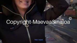 Maevaa Sinaloa - Manhunt in Paris, I fuck with AD Laurent in front of my boyfriend - Double facial