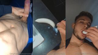 French Hottie Cums On A Banana And Eats It – ArnoBoy