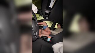 Italian model loves to get fucked in the car