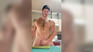 Verbal Otter Fingers And Fucks An Aloe Leaf Till He Cums – EroticAlways