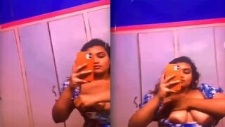 Snapchat Girl Showing Big Boobs Viral Leaked Video