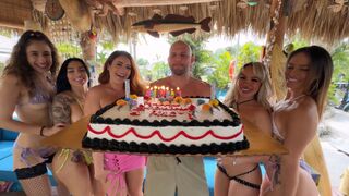 Reverse Birthday Gang Bang for Porn Stud Jmac Starring Kelsi Monroe, Egypt, Luna Luxe, Nia Bleu, and More!