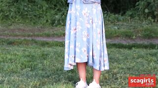 Redhead Bride Cheats with Ex in the Woods for a Final Time