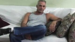 Redhead Gay Blows Straight Silver Fox in NYC
