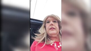 Crossdresser Fun at the Gas Station
