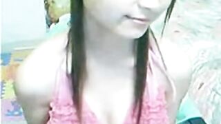 Big-Titted Chinese Cam Girl Shows Off