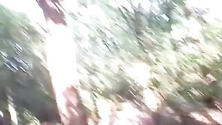 Grandpa Flashes His Cock Outdoors