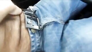 Bareback Car Fuck with a Big Cock Crossdresser