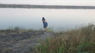 Stranger fucked me hard in his car - mouth & pussy