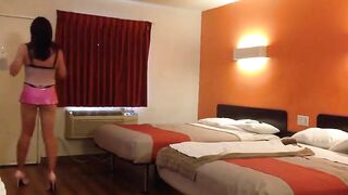 Adult Crossdresser's BBC Hotel Adventure