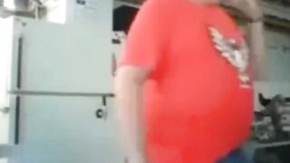 Dancing Daddy Bear Flashes His Big Cock on Webcam